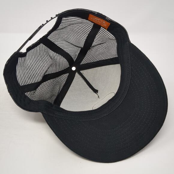 Traeger Shop Class Snapback Trucker Hat Black One Size Adjustable Mesh Back - Picture 7 of 9
